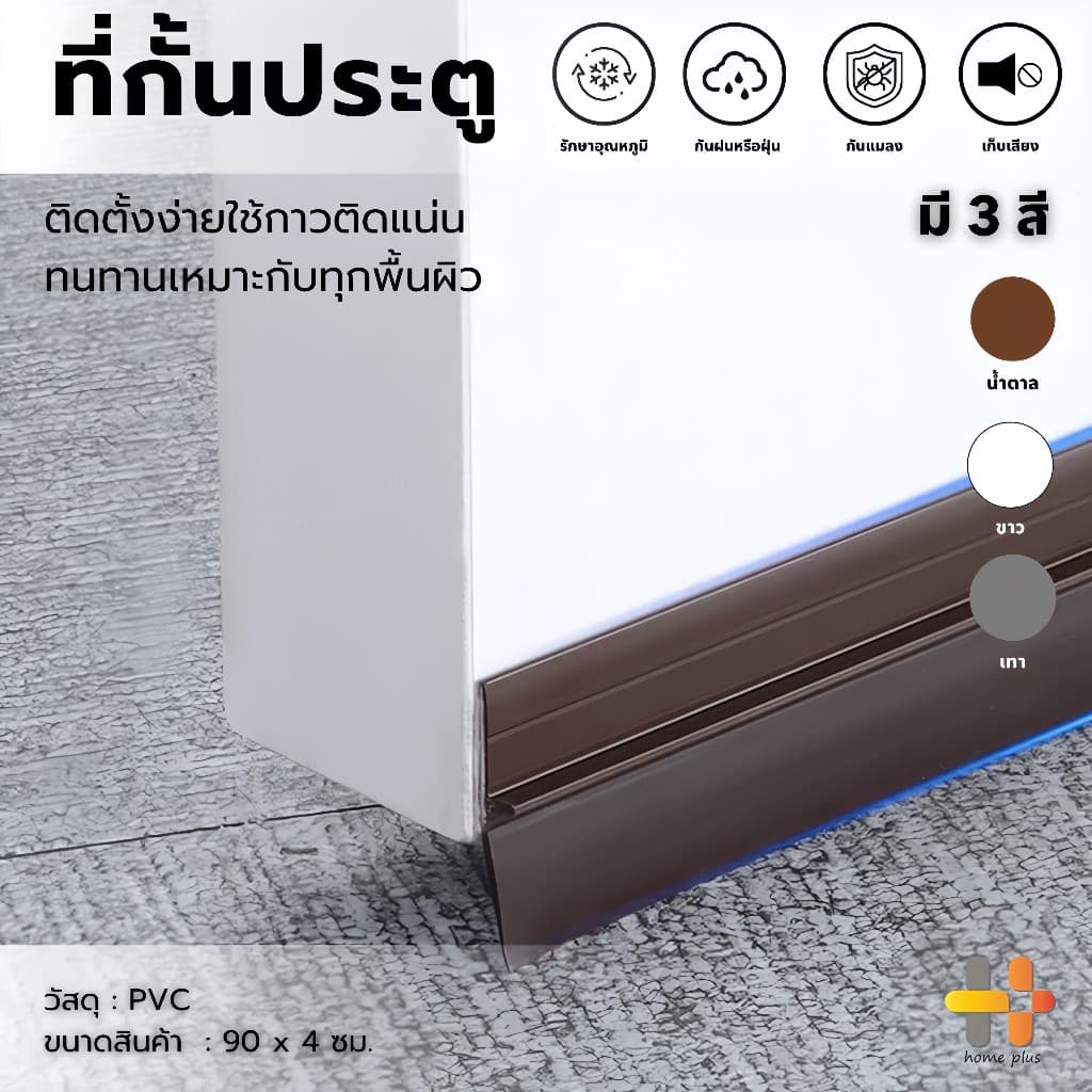 แถบปิดผนึกประตูและหน้าต่าง แถบยางกันฝุ่น ยาง กันเสียงประตูตะเข็บแถบกันเสียง เทปกันน้ำป้องกันการชนกันแบบมีกาวในตัวสำหรับก รูปที่ 1