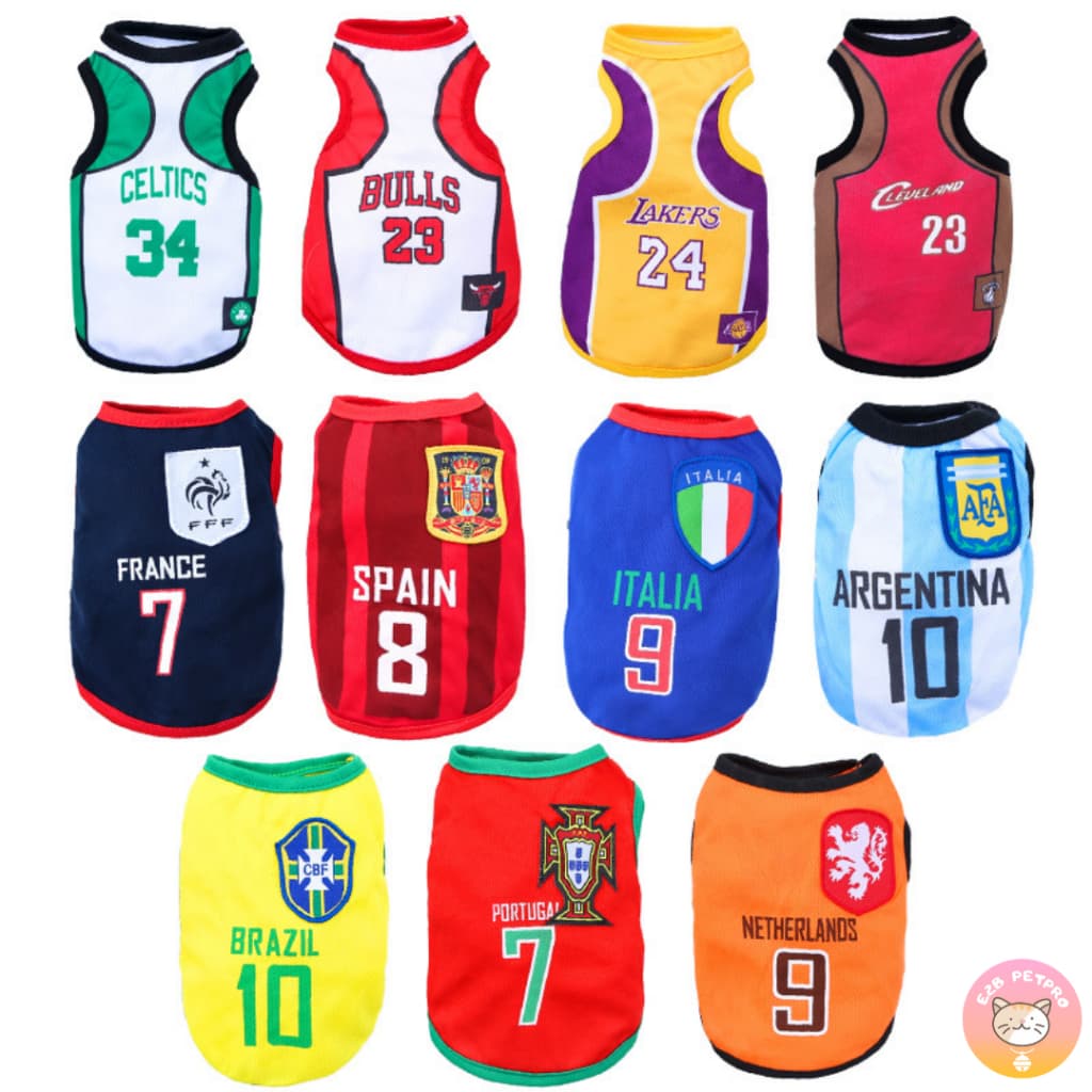 ใหม่ เสื้อสุนัข เสื้อสุนัขใหญ่ เสื้อบอลสีสันสดใสXL-6XLสวมใส่สบายระบายอากาศ H006 รูปที่ 6