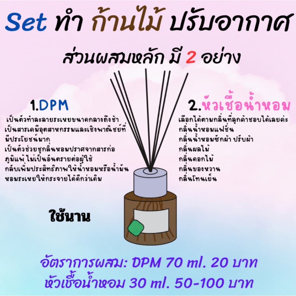 Dowanol DPM หรือ ECO Bio Base 70 กรัม ส่วนผสมสำหรับผลิตก้านไม้หอม เบสทำก้านไม้ เบสก้านไม้กระจายกลิ่น เบสปรับอากาศ รูปที่ 5