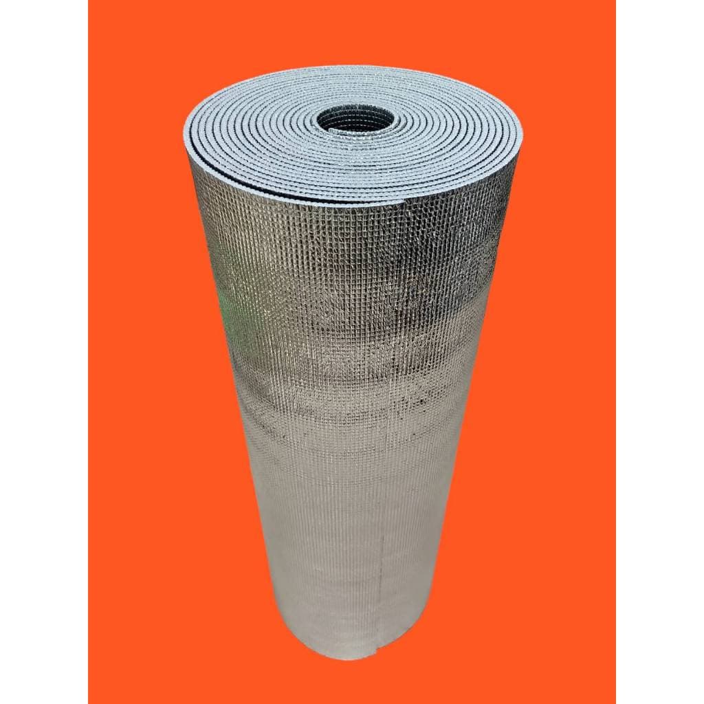 ฉนวนกันความร้อน ฟอยล์2ด้าน พีอีเคลือบฟอยล์2ด้าน.หนา5mm×กว้าง90cm×ยาว10m.Insulations PE + Foil 2 sides 5mm.×90cm×10m. รูปที่ 3