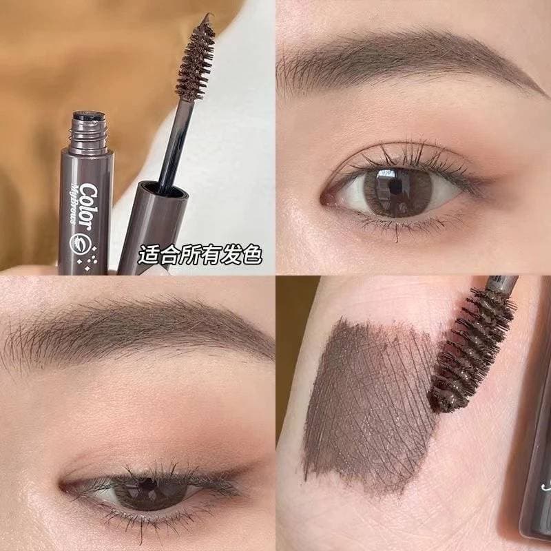 AIMEILI มาสคาร่าคิ้วแบบครีม พร้อมแปรงปัดคิ้ว คิ้วสวยฟู เรียงสวย 3 มิติ กันน้ำกันเหงื่อ มี 3 เบอร์ให้เลือก รูปที่ 4