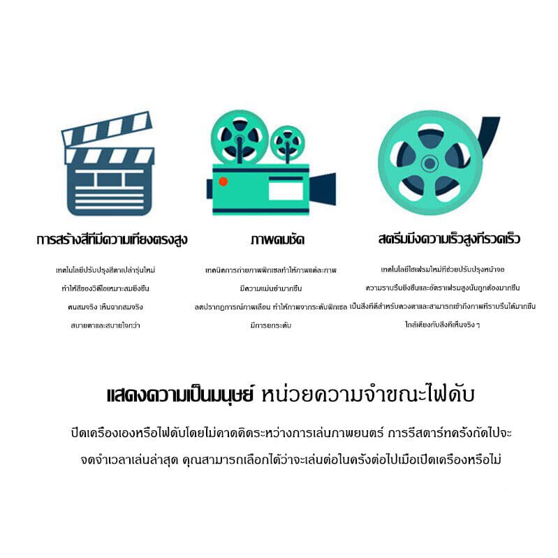 เครื่องเล่น DVD/VCD/CD/USB 5.1 Player พร้อมสาย HDMI และขั้วต่อไมโครโฟน เครื่องเล่นแผ่นวีซีดี รูปที่ 7