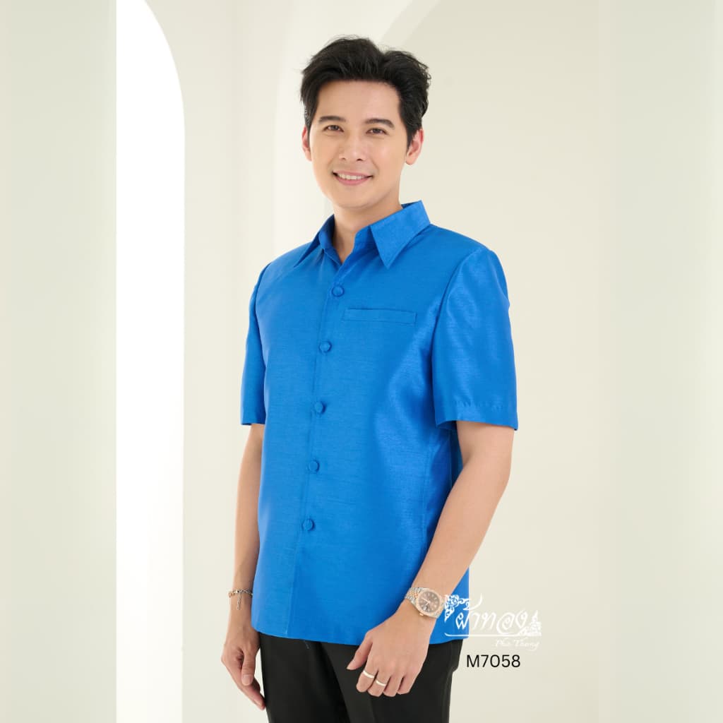 เสื้อสูทไหมแพรทอง อัดกาวทั้งตัว มีหลายสี by ผ้าทอง รูปที่ 2