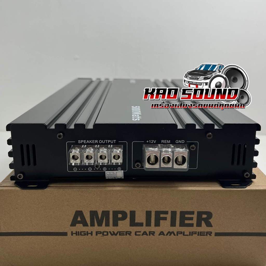 เพาเวอร์ แอมป์ขับซับ รุ่น K-5800.1 เพาเวอร์แอมป์ ขับซับ CLASS-D 5000Watts คาปาใหญ่6ลูก ไส้แน่นๆ มัดไฟใหญ่4ลูก เบสหนัก รูปที่ 3