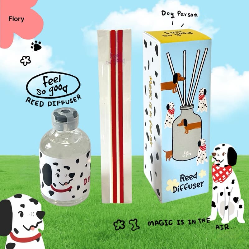 Dalmatian REED DIFFUSER scent Flory ก้านหอมคุณภาพดี หอมกระจายทั่วห้อง รูปที่ 1