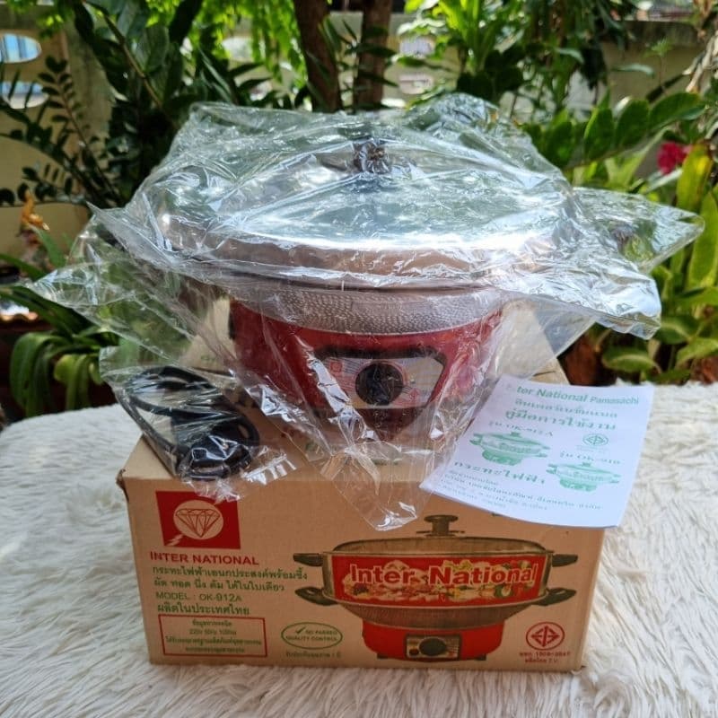 กระทะไฟฟ้า 12"นิ้ว InterNational รุ่น OK-912 รูปที่ 9