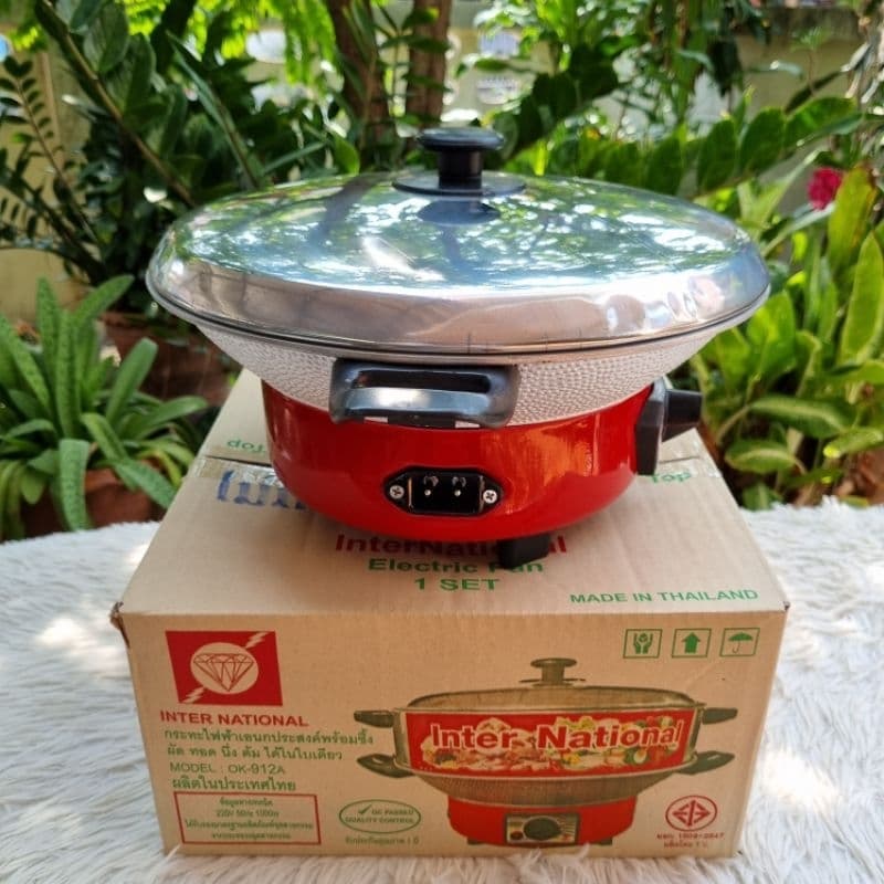 กระทะไฟฟ้า 12"นิ้ว InterNational รุ่น OK-912 รูปที่ 2
