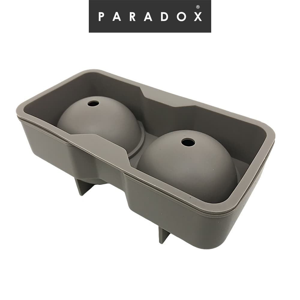 Paradox : พิมพ์น้ำแข็งกลม 2 ช่อง เส้นผศ.ต่อน้ำเเข็ง 1 ลูก 6 ซม Ice ball mould-2 balls BB Z1009 รูปที่ 3