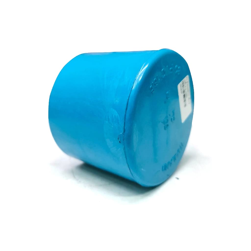ฝาครอบท่อ PVC สีฟ้า มีขนาด 1/2นิ้ว ,3/4นิ้ว ,1นิ้ว ,1.1/2นิ้ว ,2นิ้ว ใช้เป็นอุปกรณ์ท่อประปาได้ เป็นฝาปิดท่อพีวีซี รูปที่ 8