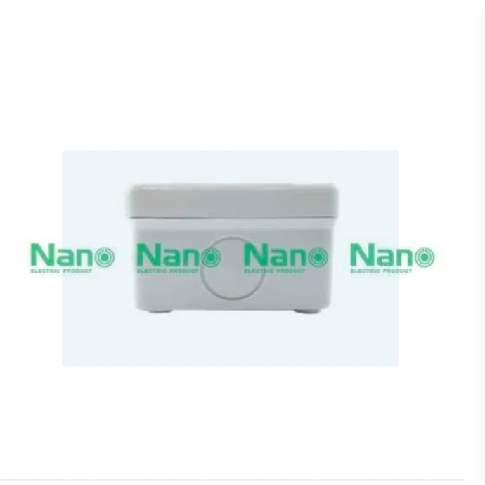 Nano กล่องไฟ บล็อกกันน้ำ กล่องกันน้ำ อย่างดี สีขาว มีให้เลือกหลายขนาด 2X4 4x4 6x6 5x10 6x8 8x8 8x12 ระหัส 201w 202w 203w รูปที่ 2