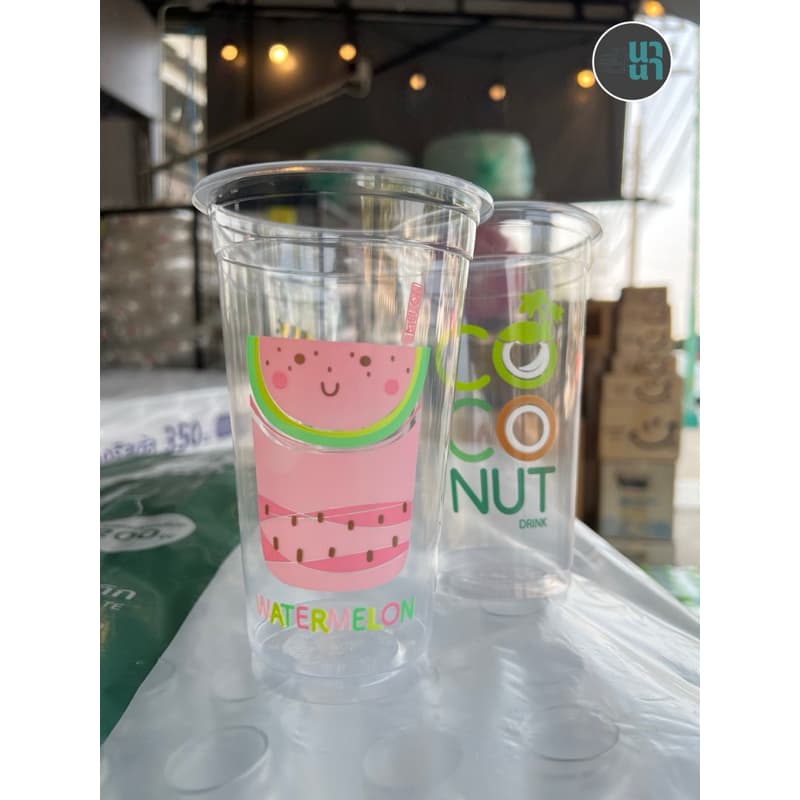 แก้ว 22oz. เรียบ พิมพ์ลายน่ารักๆ มีมากกว่า 10 ลายให้เลือก จำนวน 50 ใบ รูปที่ 4