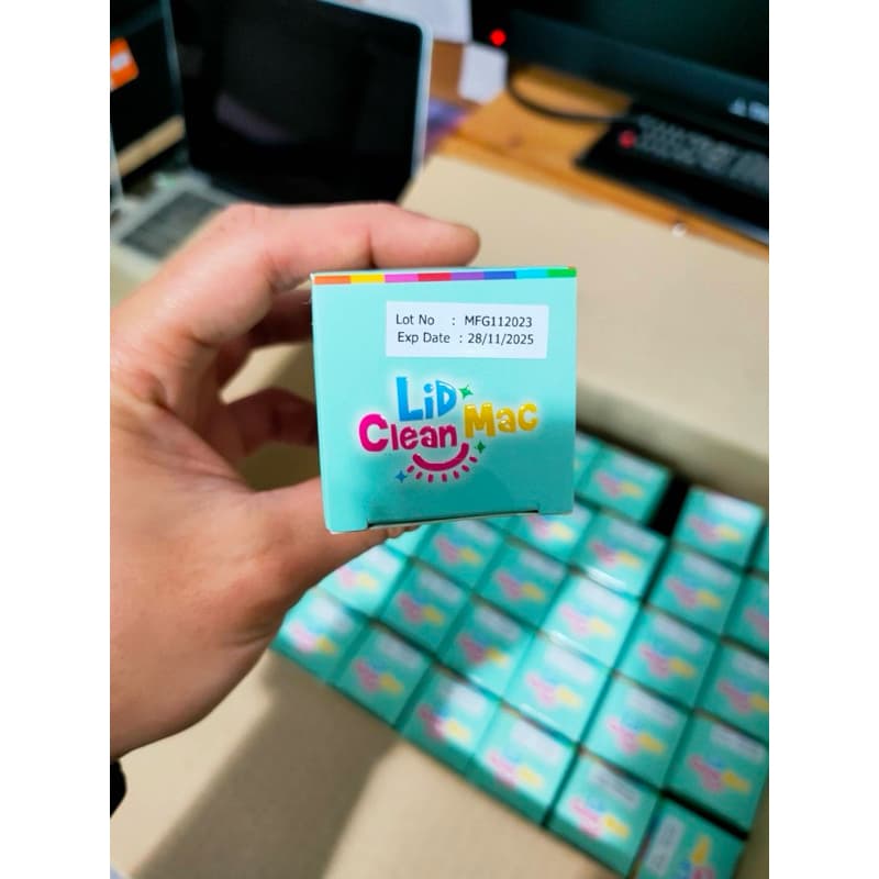 Lid Clean Mac เจลทำความสะอาดเปลือกตา และฆ่าไรขนตา exp 09/11/2027 รูปที่ 4