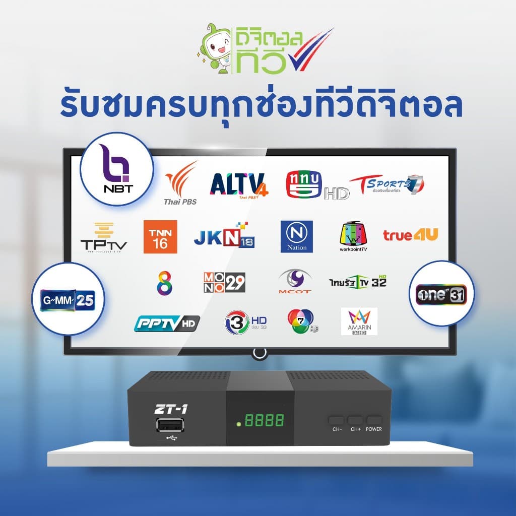 GMMZ กล่องดิจิตอลทีวี รุ่น ZT-1 รูปที่ 4