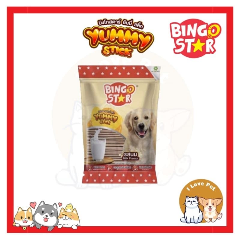 Bingo Star Yummy Stick บิงโกสตาร์ยัมมี่สติ๊ก ขนมสุนัข ขนาด 500 กรัม รูปที่ 4