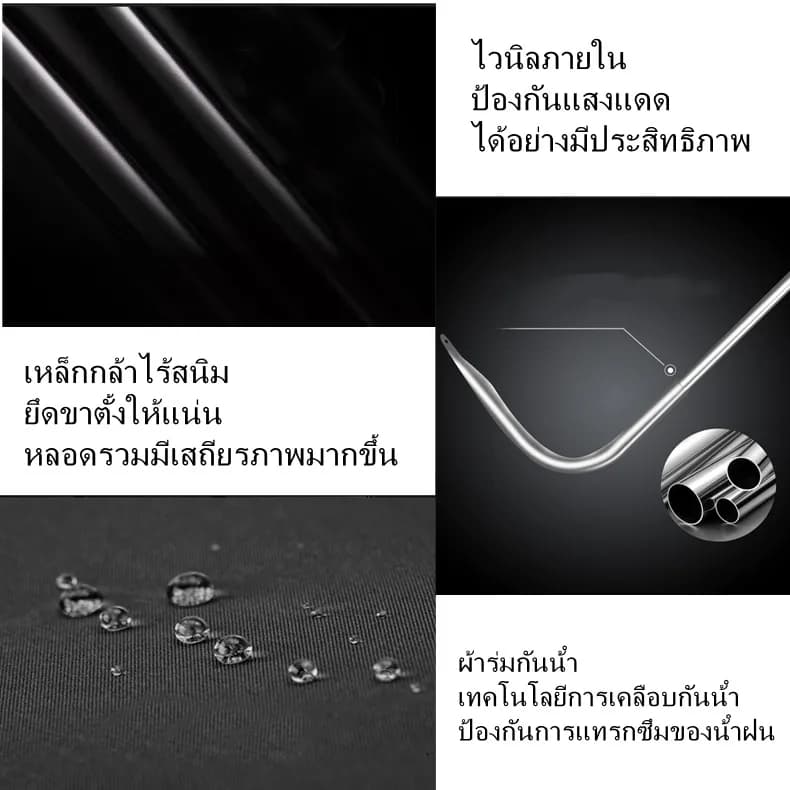 Motorcycle cover หลังคามอเตอร์ไซต์ เต็นท์รถยนต์ไฟฟ้า ร่มรถมอไซค์ กันแดดและกันฝน เสื้อกันฝน ร่ม กันสาด กันสาดเอนกประสงค์ รูปที่ 4