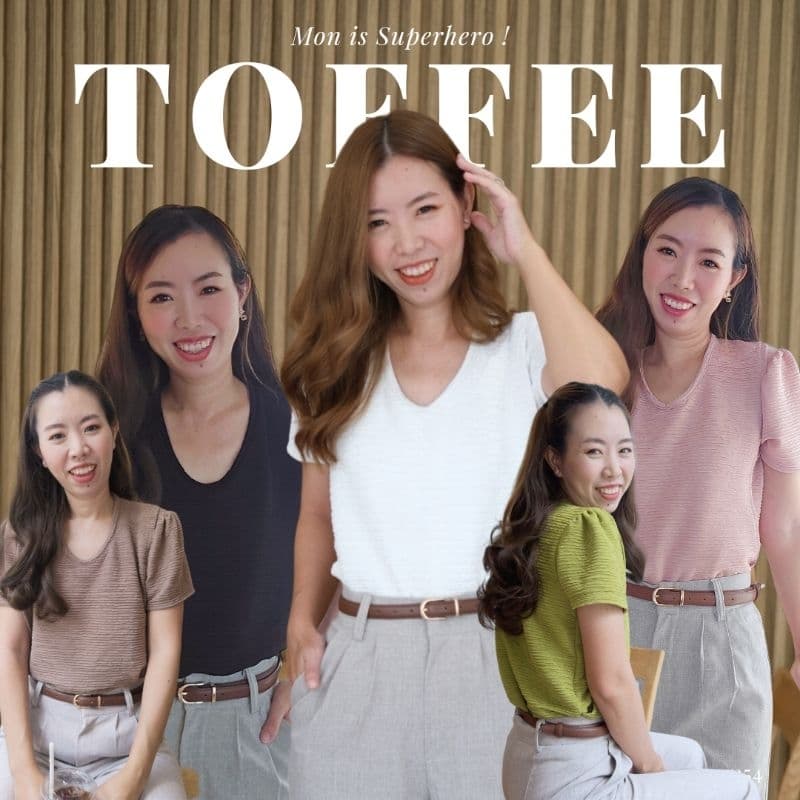 เสื้อให้นม​ รุ่น​ TOFFEE​ ใส่สบายไม่ต้องรีด​ 3 ตัว​/ตัวละ 169฿