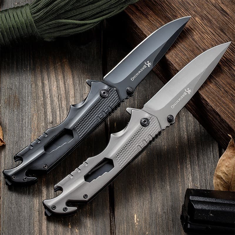 มีดพับ BROWNING 23cm ใช้เดินป่า อุปกรณ์ยุทธวิธี บราวนิง EDC รูปที่ 7