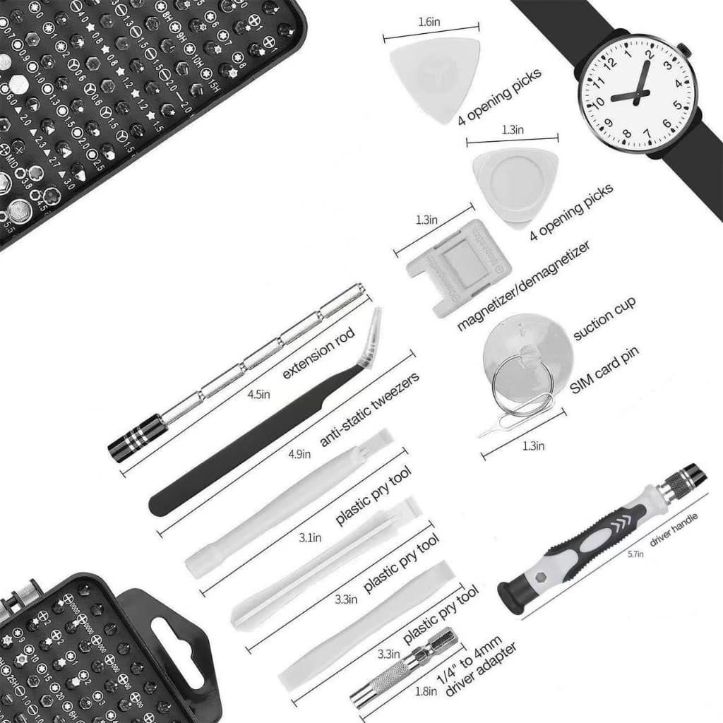 115-in-1ชุดไขควง Precision Torx Phillips Hex Head ชุดไขควงแม่เหล็ก รูปที่ 3