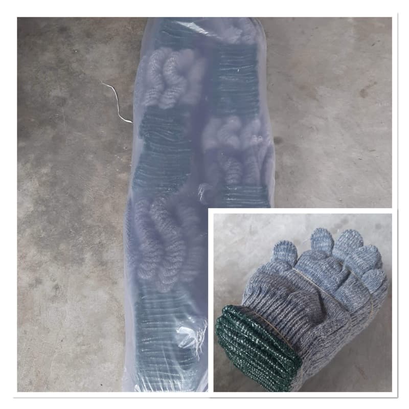 ถุงมือผ้า ขนาด 700 กรัม สีเทาดำ จนกว่าสินค้าจะหมด รูปที่ 3