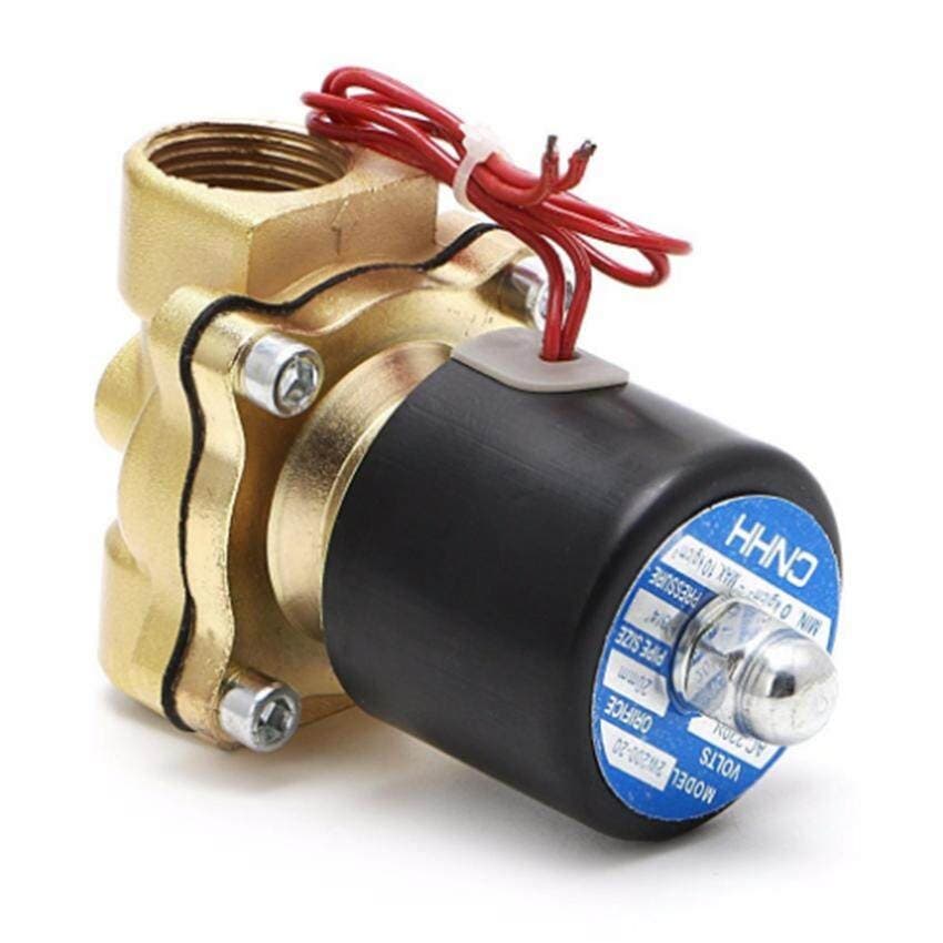 โซลินอยด์วาล์วทองเหลือง 1/2 นิ้ว 12V/24V/220V 4หุน แบบปกติปิด จ่ายไฟเปิด โซลินอยด์วาล์วน้ำ วาล์วไฟฟ้า รูปที่ 4