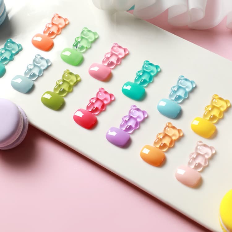 สีทาเล็บ สีเจล โทนพาสเทล ละมุน 30 สี MCL Set แบรนด์ AS ของแท้!! รูปที่ 7