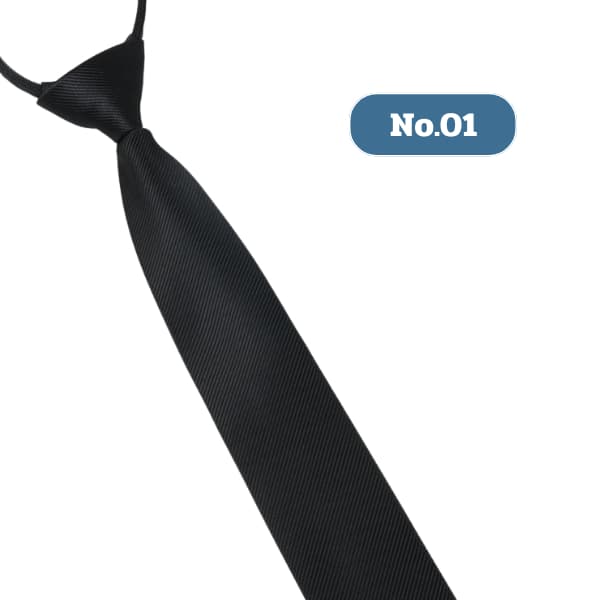 Hangerman LAZY TIE เนคไทด์ธุรกิจสีพื้นงานพรีเมี่ยม รูปที่ 4