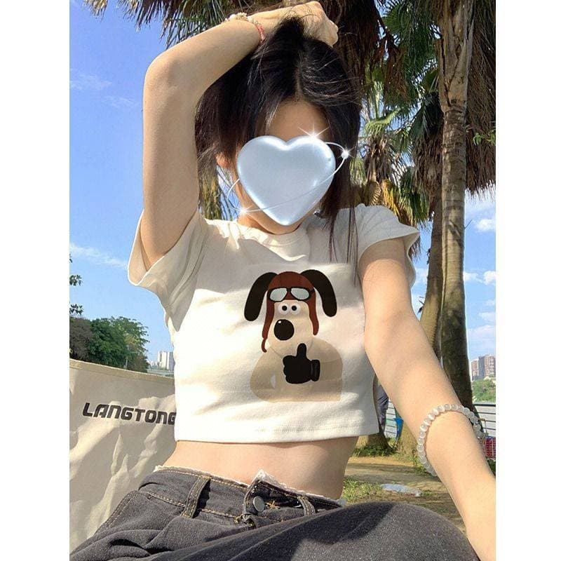 เสื้อคู่ เสื้อยืด คอกลมวินเทจ แขนสั้น เสื้อคู่แฟน E8007-ES8007 รูปที่ 5
