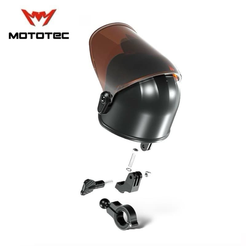 MOTOTEC Spare Part อะไหล่ หมวกบังแดด สำหรับที่จับโทรศัพท์มือถือมอเตอร์ไซค์ รูปที่ 9