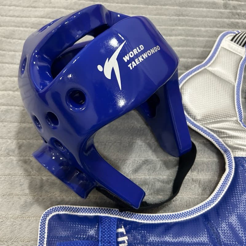 หมวกเทควันโด WORLD TAEKWONDO หมวก เฮดการ์ด Head Guard อุปกรณ์ป้องกันศีรษะ คาราเต้ เทควันโด หมวกWTF รูปที่ 4