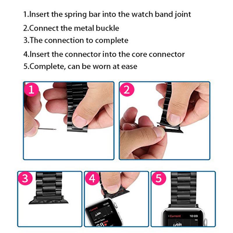 Adapter เชื่อมต่อสายนาฬิกาข้อมือสําหรับ Apple Watch Ultra 49มม 45มม 44มม 42มม 41มม iWatch Ultra Series 9 8 7 6 5 4 3 2 1 รูปที่ 9