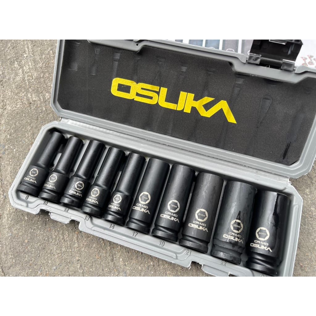 Osuka ชุดลูกบล็อกลม ลูกบล็อกกระแทก ขนาด 1/2" แบบยาวOSAF3211 เดือยโผล่หกเหลี่ยมOSAF3212 แบบผสมOSAF3213 รูปที่ 3