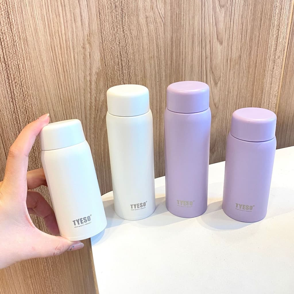 กระบอกน้ำ tyeso 2 ขนาด 150ML. 200ML.ฝาเกลียวหมุนปิดสนิทแน่น พกพาใส่กระเป๋าได้ไม่หกเลอะเทอะ รูปที่ 1