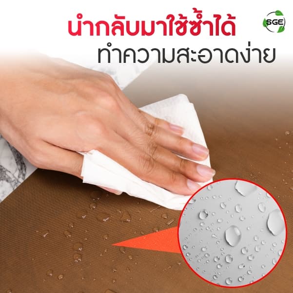 SGE แผ่นรองอบเทฟลอน รุ่น PPT สามารถใช้ซ้ำได้ Non-Stick ทนความร้อนสูงสุด 260°C การันตีคุณภาพ รูปที่ 7