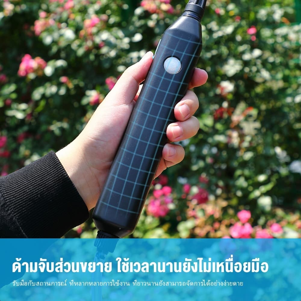 ถังพ่นยา 5L/8L เครื่องพ่นยาไฟฟ้า การฉีดพ่น200นาทีต่อเนื่อง 5 ปีไม่เปลี่ยนถังน้ำ แถมอุปกรณืเสริม3ชิ้น กระบอกพ่นยา รูปที่ 5