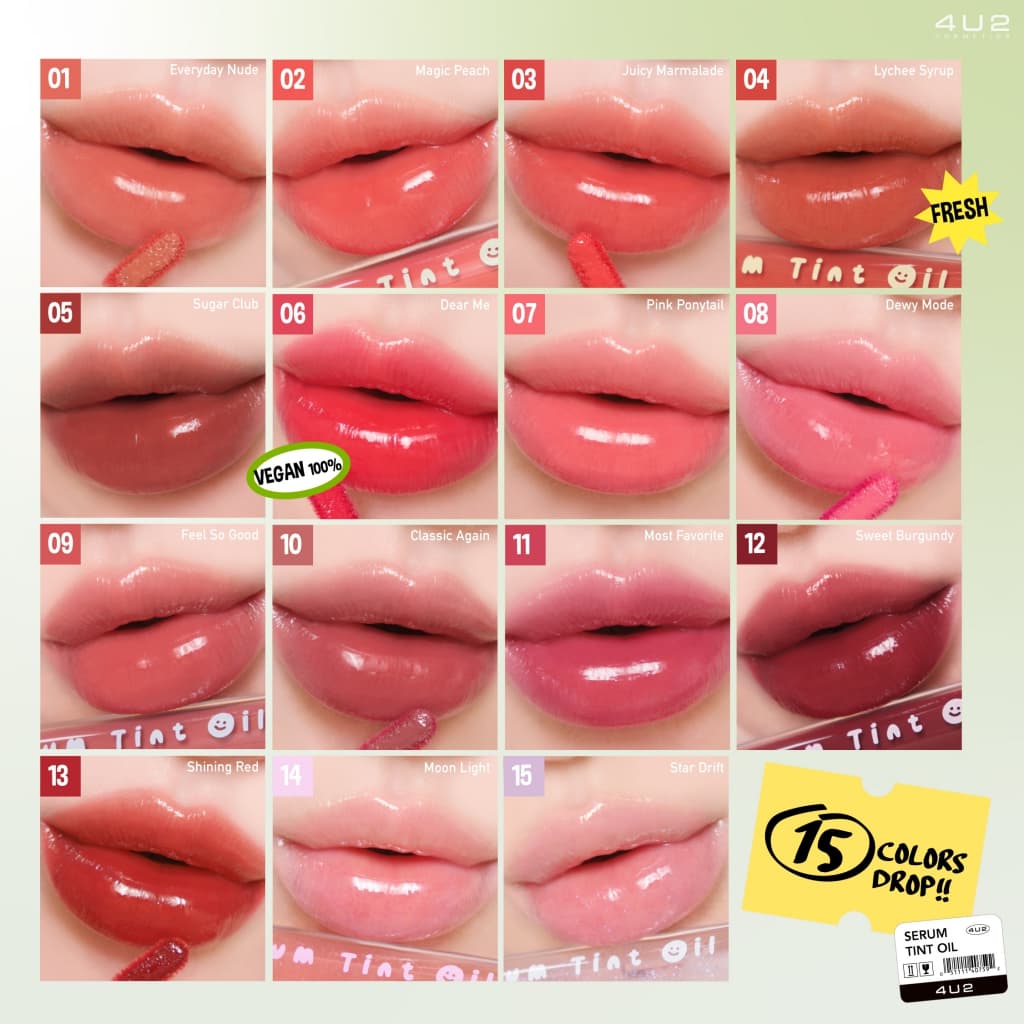 4U2 SERUM TINT OIL โฟร์ยูทู เซรั่ม ทินท์ ออยล์ รูปที่ 4