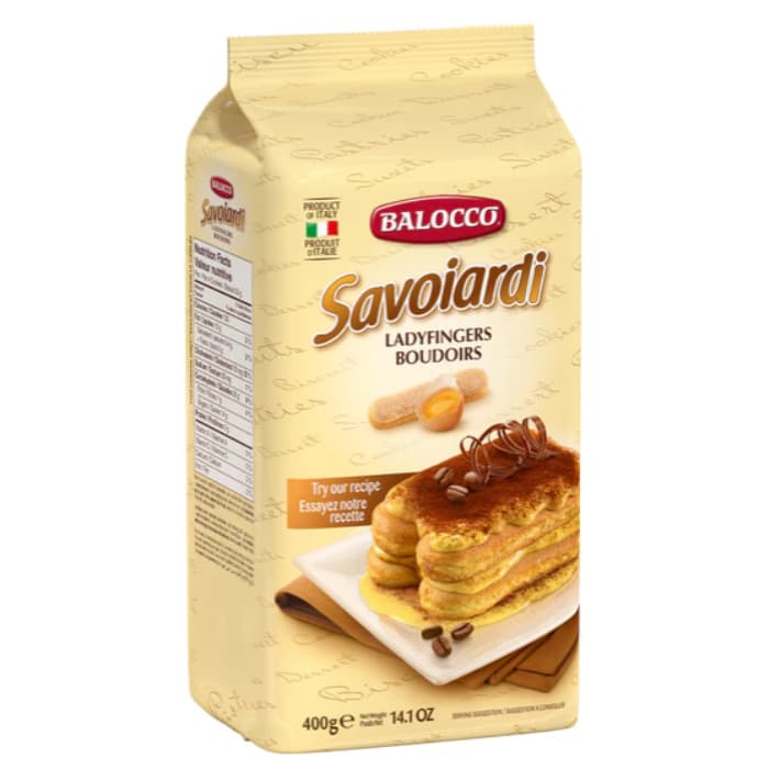 บาลอคโค ขนม เลดี้ฟิงเกอร์ส บิสกิต 400 กรัม - Lady Fingers Cookies Savoiardi 400g Balocco brand รูปที่ 1
