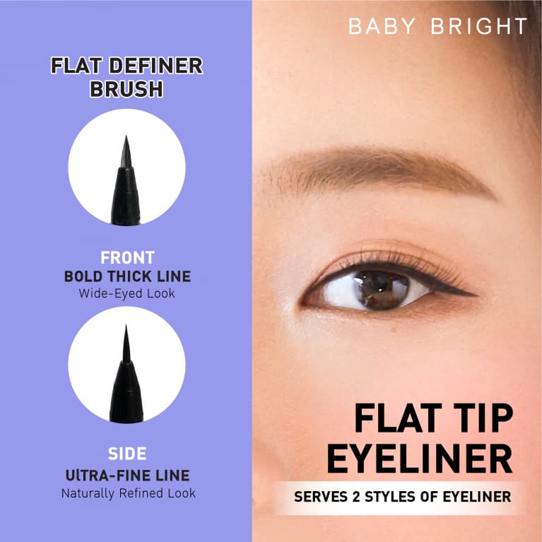 Baby Bright แฟลตทิปอายไลน์เนอร์ 0.7g เบบี้ไบร์ท รูปที่ 2