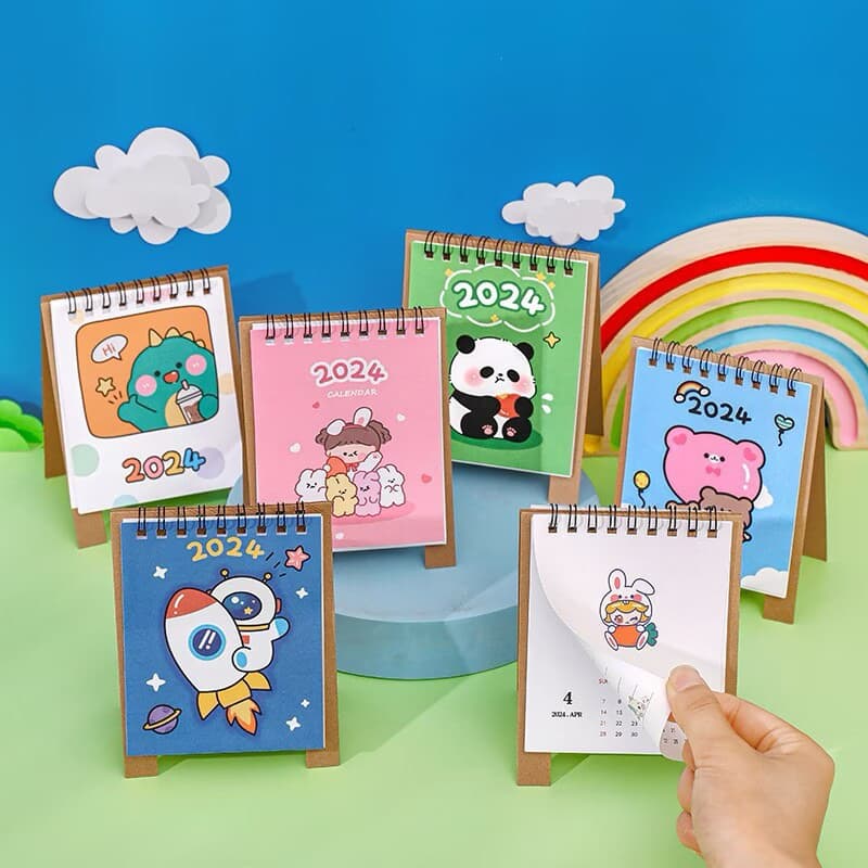 ปฏิทินตั้งโต๊ะ 2026 2025 สวยๆ จดโน๊ตได้ ปฏิทิน 2568 2569 ตกแต่ง ของแจก DIY Planner ของขวัญปีใหม่ ใบกำกับมี รูปที่ 5