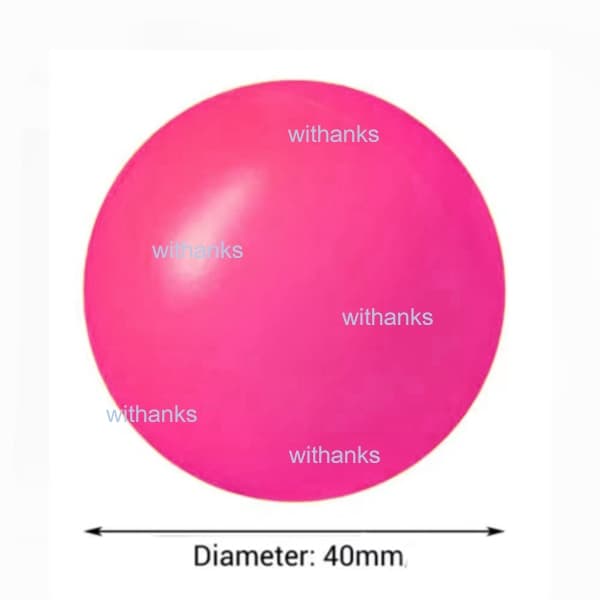 ลูกปิงปองคละสีและสีขาวล้วน ขนาด 40 mm. กิจกรรม DIY ฝึกซ้อม จับรางวัล งานเลี้ยงปาร์ตี้ รูปที่ 4