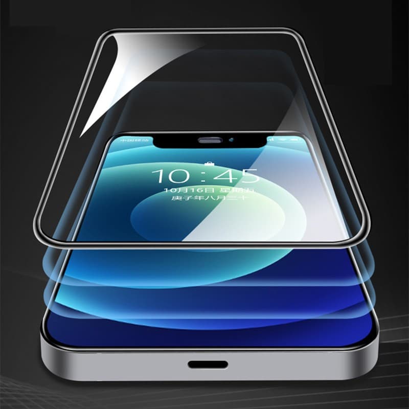 ฟิล์มกระจก iPhone แบบเต็มหน้าจอป้องกันการระเบิด IP16Plus 15 Pro Max|14 Plus|14 Pro/13 Pro/12 pro Max/12 pro/12/11/XR/6P รูปที่ 8