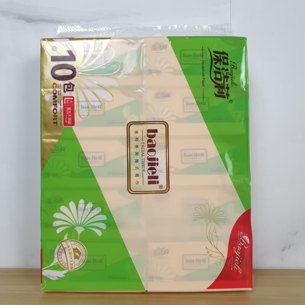 ทิชชู่ BIG-G-BOX ยกลัง 10 แพ็คใช้เช็ดหน้าได้ ซึมซับดีเยี่ยม ไม่เป็นขุย หนา 4 ชั้น กระดาาทิชชู่ เนื้อสีขาว รูปที่ 5