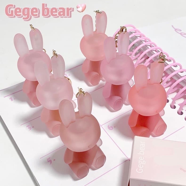 M401 Gege bear ลิปสติก ลิปกลอส เนื้อแมตต์ กํามะหยี่ น่ารัก กันน้ำ ติดทนนาน รูปที่ 6