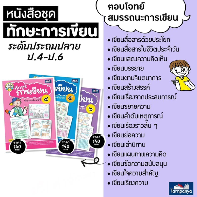 หนังสือ ทักษะการเขียน ป1-ป6 สำนักพิมพ์ธารปัญญา รูปที่ 9