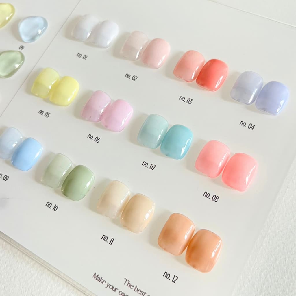 KEDI perfect gel polish 15ml Syrup Pastel Series สีโทนพาสเทล เกาหลี เกาใจ สีเจลคุณภาพดี รูปที่ 3