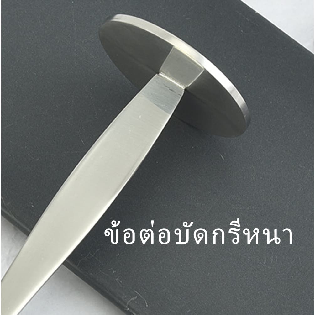 สินค้า ช้อนตวงกาแฟ เอสเพรสโซ่ พร้อมเทมเปอร์กดกาแฟ ขนาด 10 กรัม 1 ชิ้นช้อนตักผงกาแฟ ที่กดกาแฟ สีดำ spoon รูปที่ 4