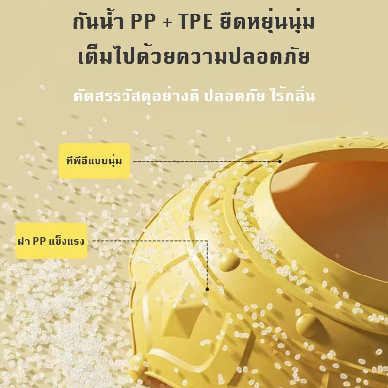 หมวกสระผมเด็ก หมวกอาบน้ำเด็ก หมวกสระผมกันน้ำเข้าหูและตา ทารกมีความสุขที่ได้สระผม และแม่ก็โล่งใจ รูปที่ 6