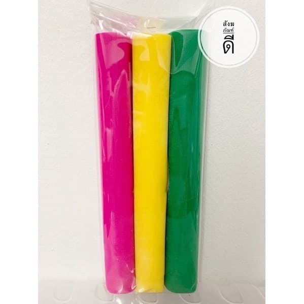 ผ้า3สี ผ้าสามสี ผ้าเจ็ดสี ผูกศาล และ สิ่งศักดิ์สิทธิ์ สีชมพู เหลือง เขียว แดง ขาว น้ำเงิน ส้ม รูปที่ 4