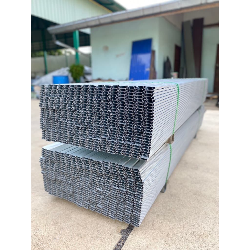 รางวายล็อคเหล็กชุปอลูซิงก์ พร้อมสปริงเคลือบ PVC อย่างดี ยาว 2 เมตร = 10 ชุด รูปที่ 5