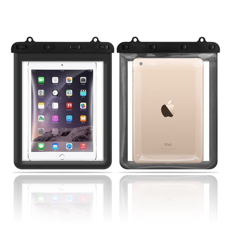 รุ่นใหม่ ซองกันน้ำ ipad กระเป๋ากันน้ำ ขนาดใหญ่ ใช้ได้กับโทรศัพท์มือถือทุกรุ่น ใส่ของได้หลายอย่าง เล่นน้ำสงกรานต์ IPX8 รูปที่ 9