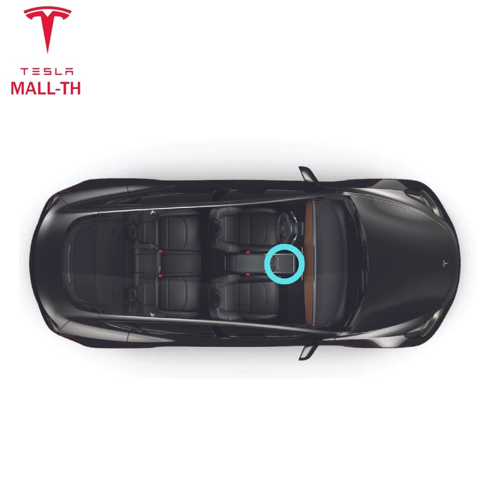 Tesla Model Y L/Model 3 /Model Y Storage Box Flocking กล่องจัดระเบียบ กล่องเก็บของ กล่องเก็บของ ช่องกลางรถ รูปที่ 2
